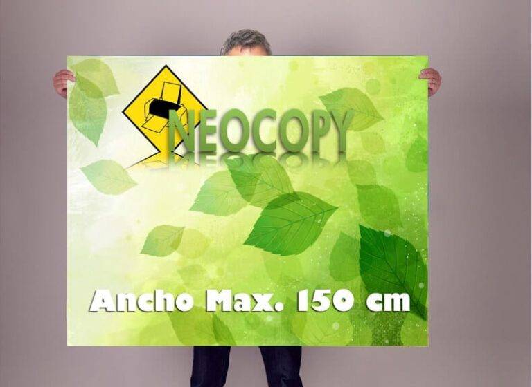 Impresión sobre vinilo polimérico mate