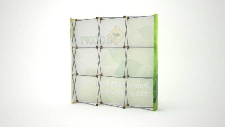 Pop Up 3x3 Velcro Textil